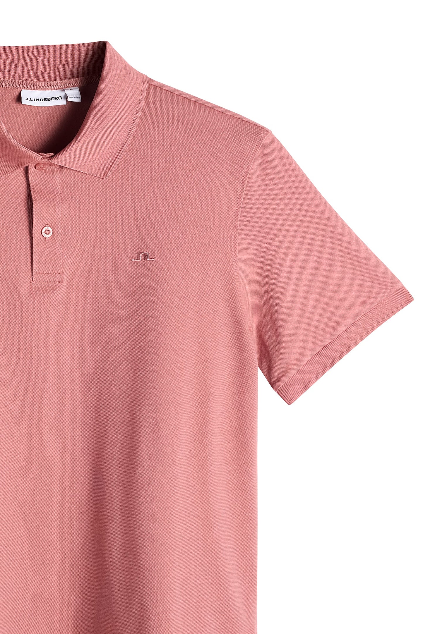 J.Lindeberg | Le polo ''Verse'' en coton piqué interlock - Rose