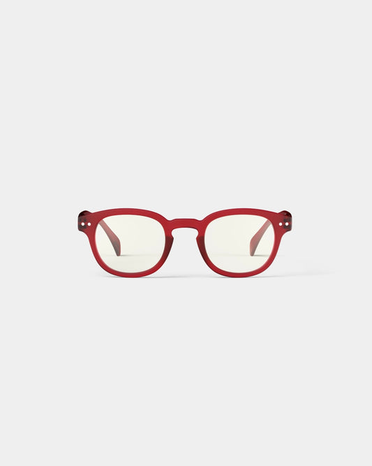 IZIPIZI | Lunettes de protection des écrans forme #C - Rouge