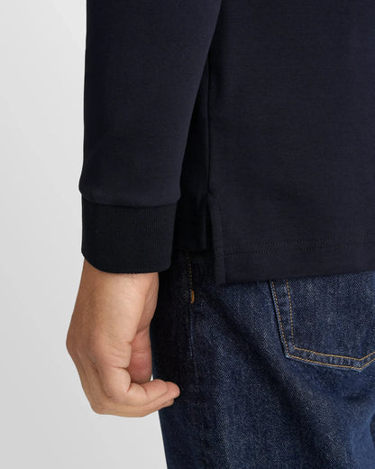 ETON | Polo en Interlock - Bleu
