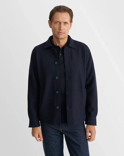 ETON | Polo en Interlock - Bleu