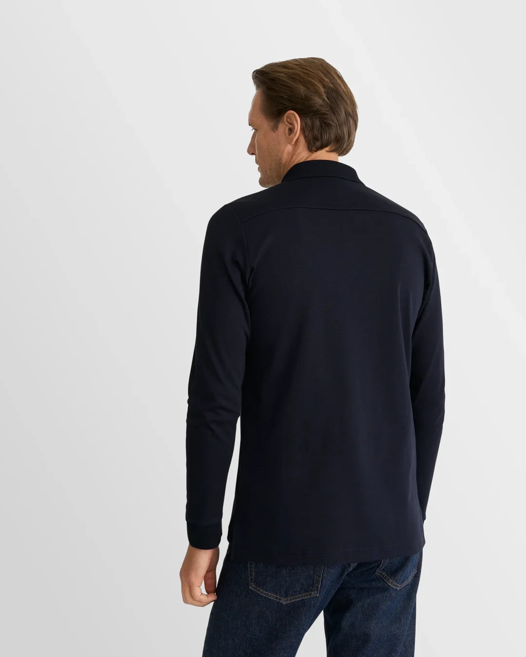 ETON | Polo en Interlock - Bleu