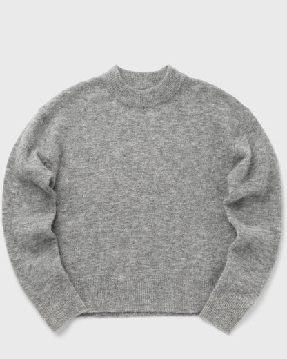 SAMSØE | Le pull en mélange d'alpaga ANOUR O-N - Gris