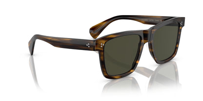 Oliver Peoples - Casian Oversized Rectangular Sunglasses - Tortoise, Brown