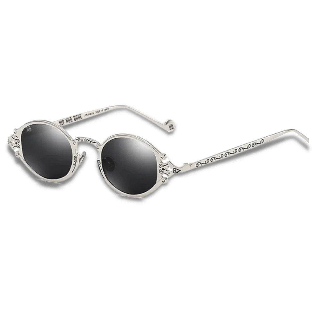 Hip &amp; Bone - "POPE SHADES" Sunglasses - Silver