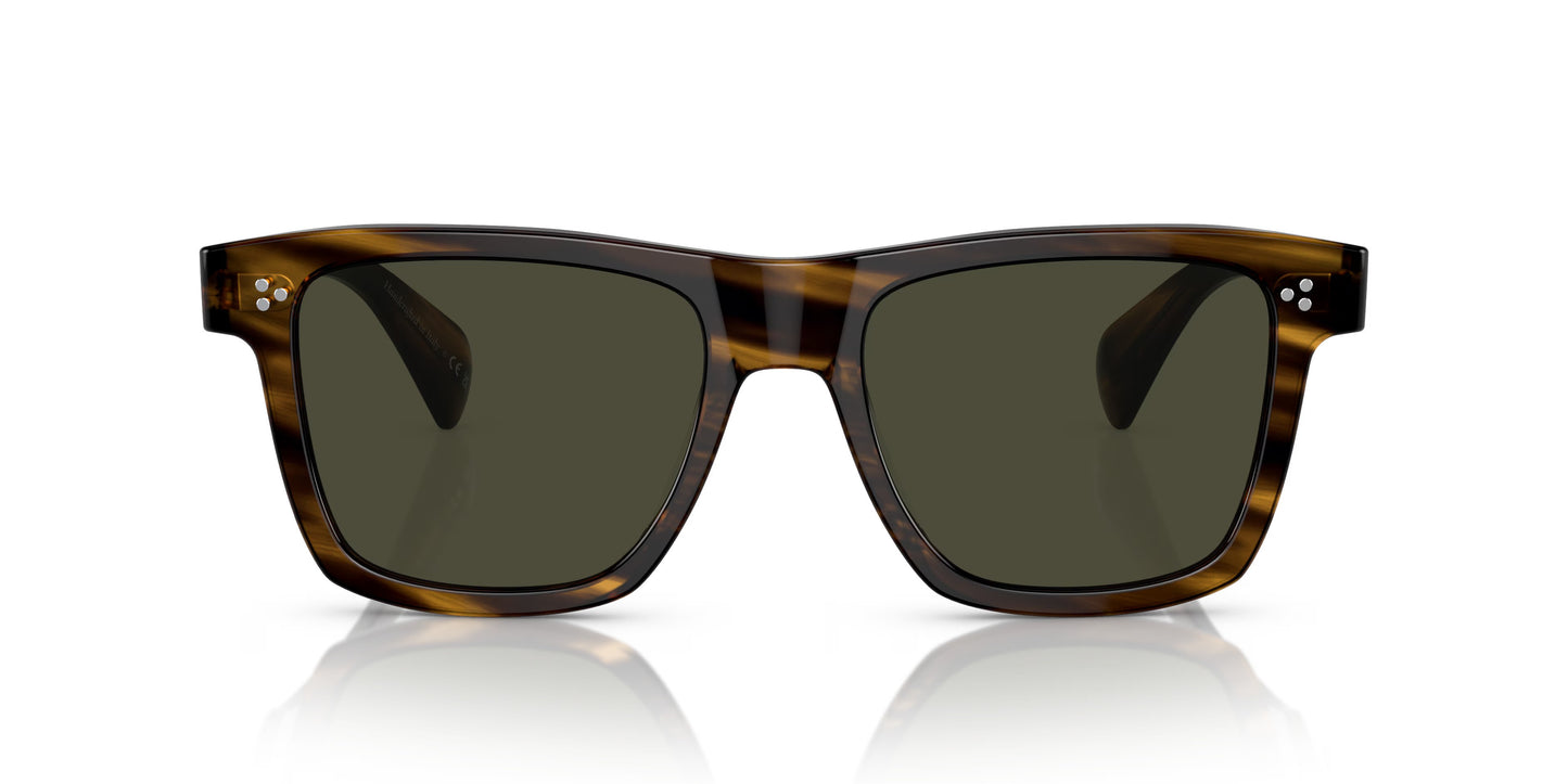 Oliver Peoples - Casian Oversized Rectangular Sunglasses - Tortoise, Brown