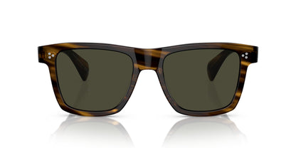 Oliver Peoples - Casian Oversized Rectangular Sunglasses - Tortoise, Brown