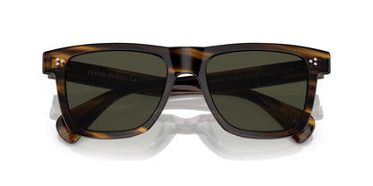 Oliver Peoples - Casian Oversized Rectangular Sunglasses - Tortoise, Brown