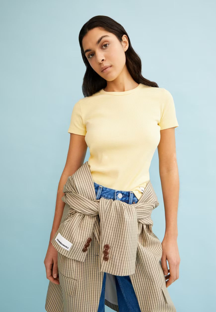 Armedangel | T-shirt "KADRAA" - Jaune