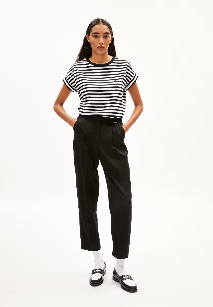 Armedangel | T-shirt "IDAARA" - Noir Marinière