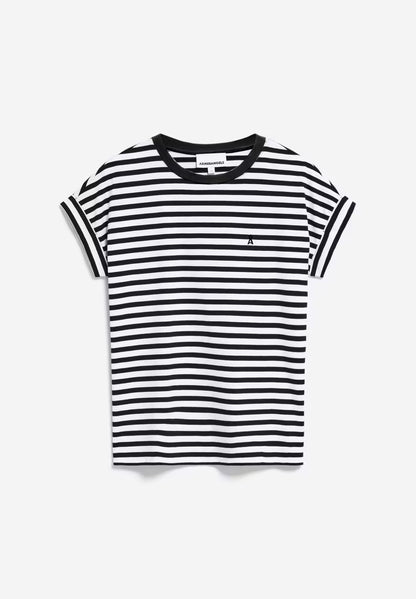 Armedangel | T-shirt "IDAARA" - Noir Marinière