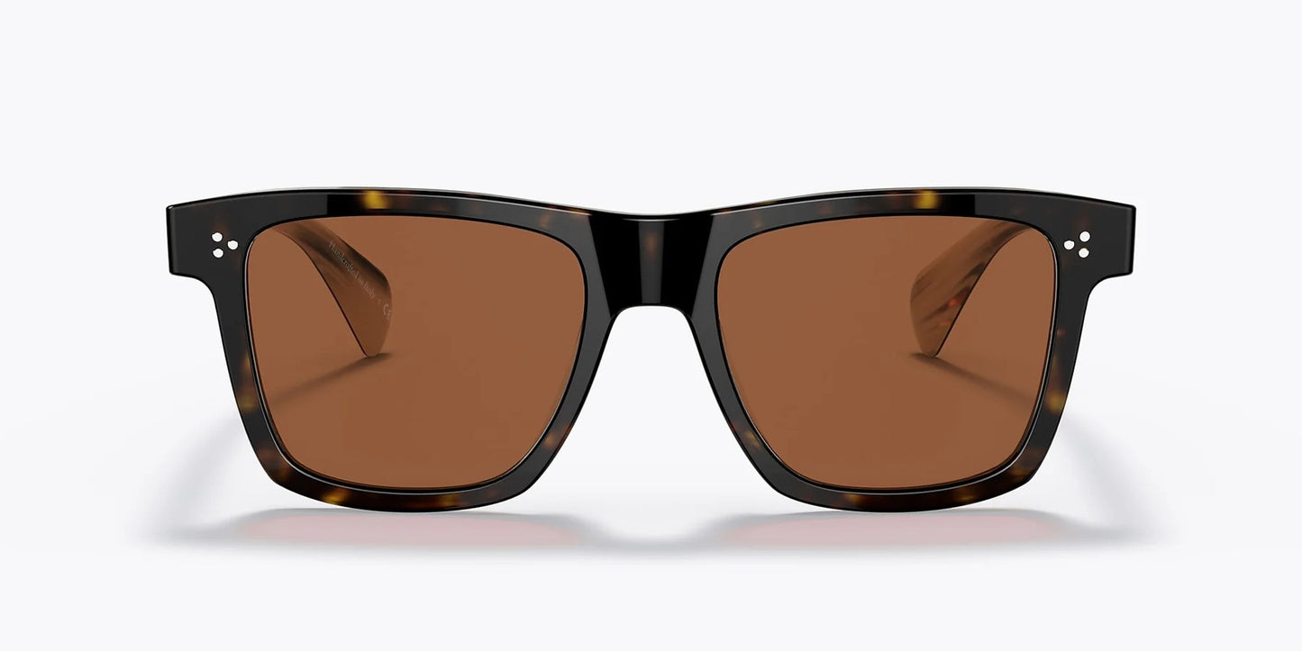 Oliver Peoples - Casian Oversized Rectangular Sunglasses - Tortoise, Brown