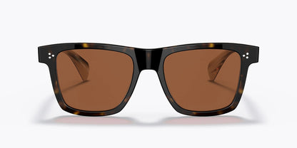 Oliver Peoples - Casian Oversized Rectangular Sunglasses - Tortoise, Brown