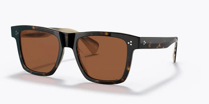Oliver Peoples - Casian Oversized Rectangular Sunglasses - Tortoise, Brown