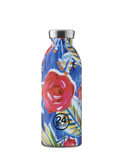 24 Bottles | Bouteille réutilisable CLIMA 500ml  - Imprimé floral