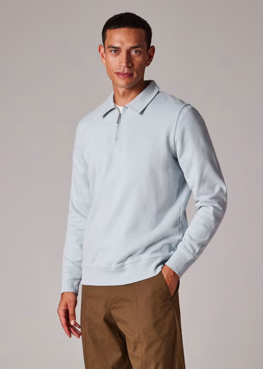 Paul Smith | Sweatshirt à col zippé - Bleu ciel