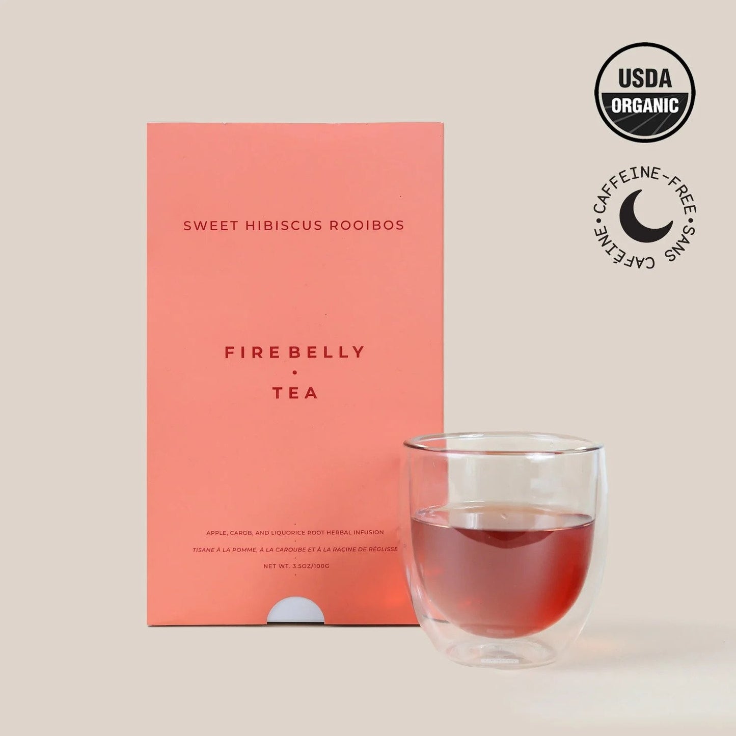 FireBelly Tea - ROOIBOS À L'HIBISCUS DOUX - 100g