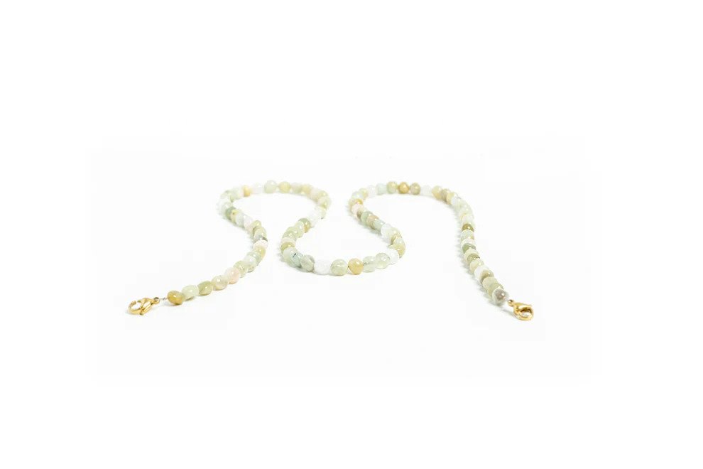 RM Kandy - Sunglasses Chain - Morganite Beads