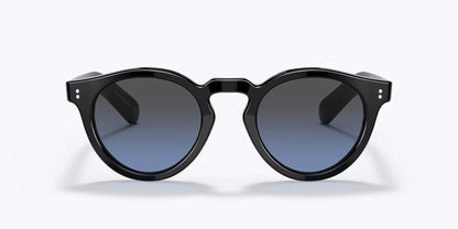 Oliver Peoples Martineaux round sunglasses in brown and tortoiseshell yellow, green