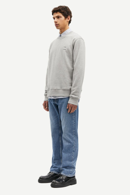 SAMSØE SAMSØE | Le sweat à col rond ''Joel'' - Gris