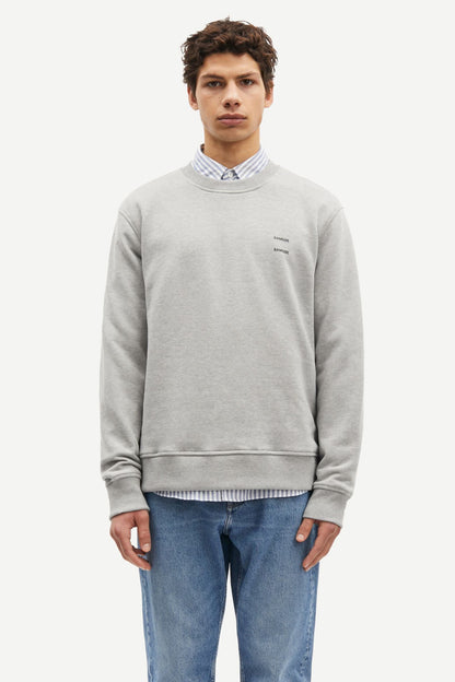 SAMSØE SAMSØE | Le sweat à col rond ''Joel'' - Gris