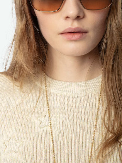 Zadig & Voltaire | Pull manches courtes "BULLY" - Ecru
