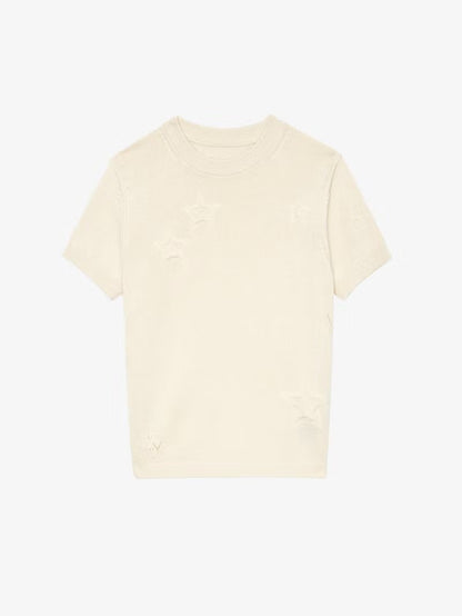 Zadig & Voltaire | Pull manches courtes "BULLY" - Ecru