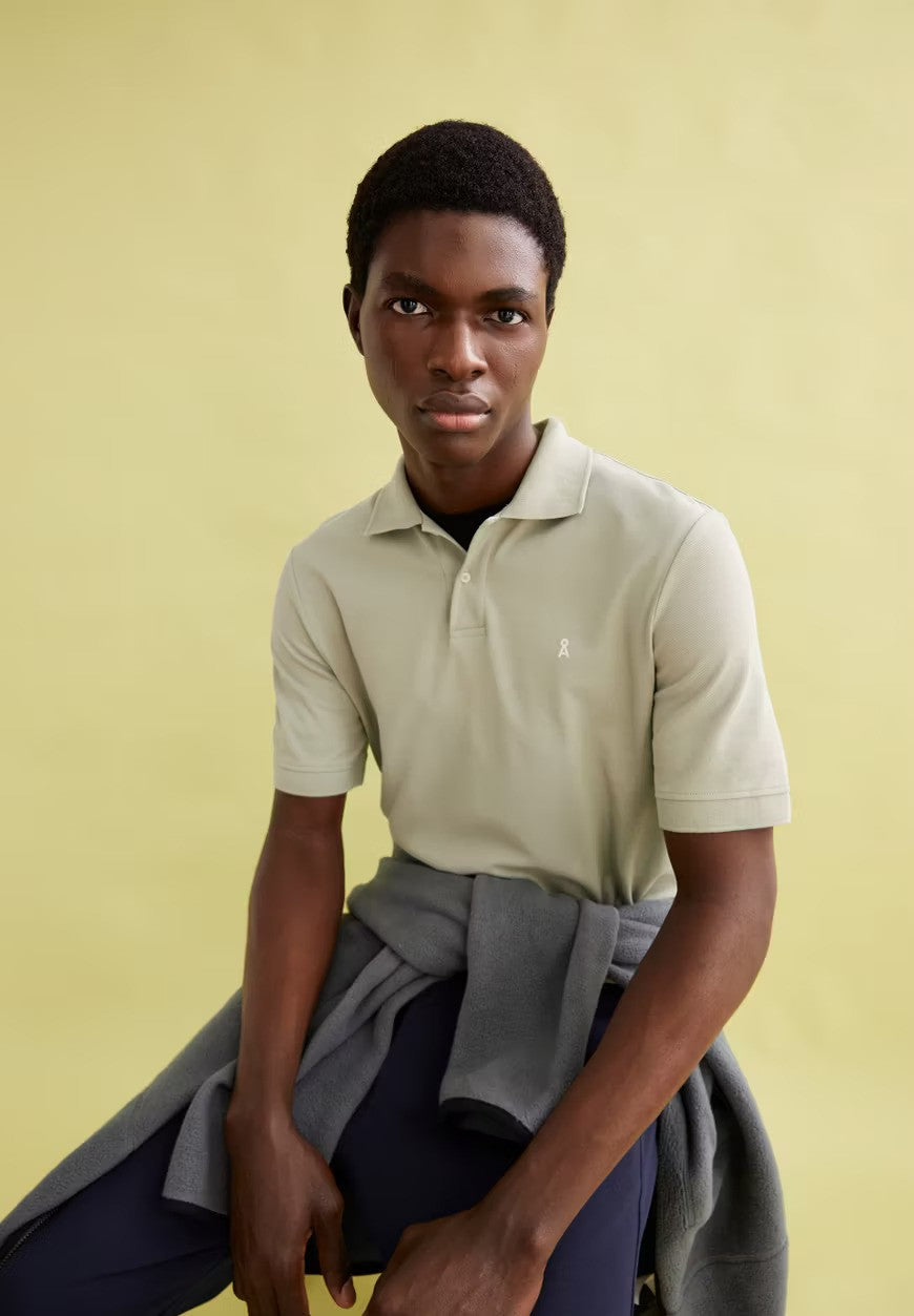 ARMEDANGELS | Polo "MAARIO" - Vert sauge
