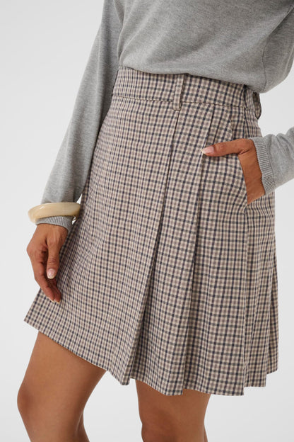 Culture | Jupe 'Checka' | Brun