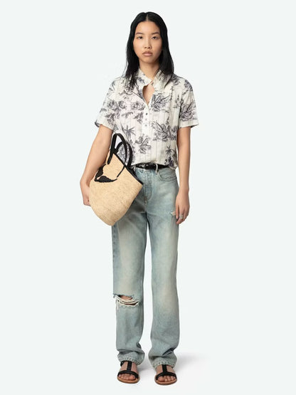 Zadig & Voltaire | Chemisier "TOPHER" - Ecru