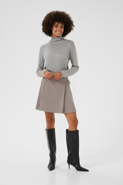 Culture | Jupe 'Checka' | Brun