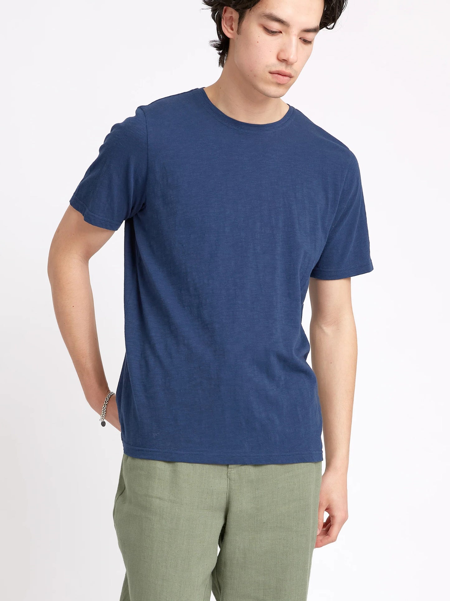 Oliver Spencer - T-Shirt "Hawley" -  Bleu Marine