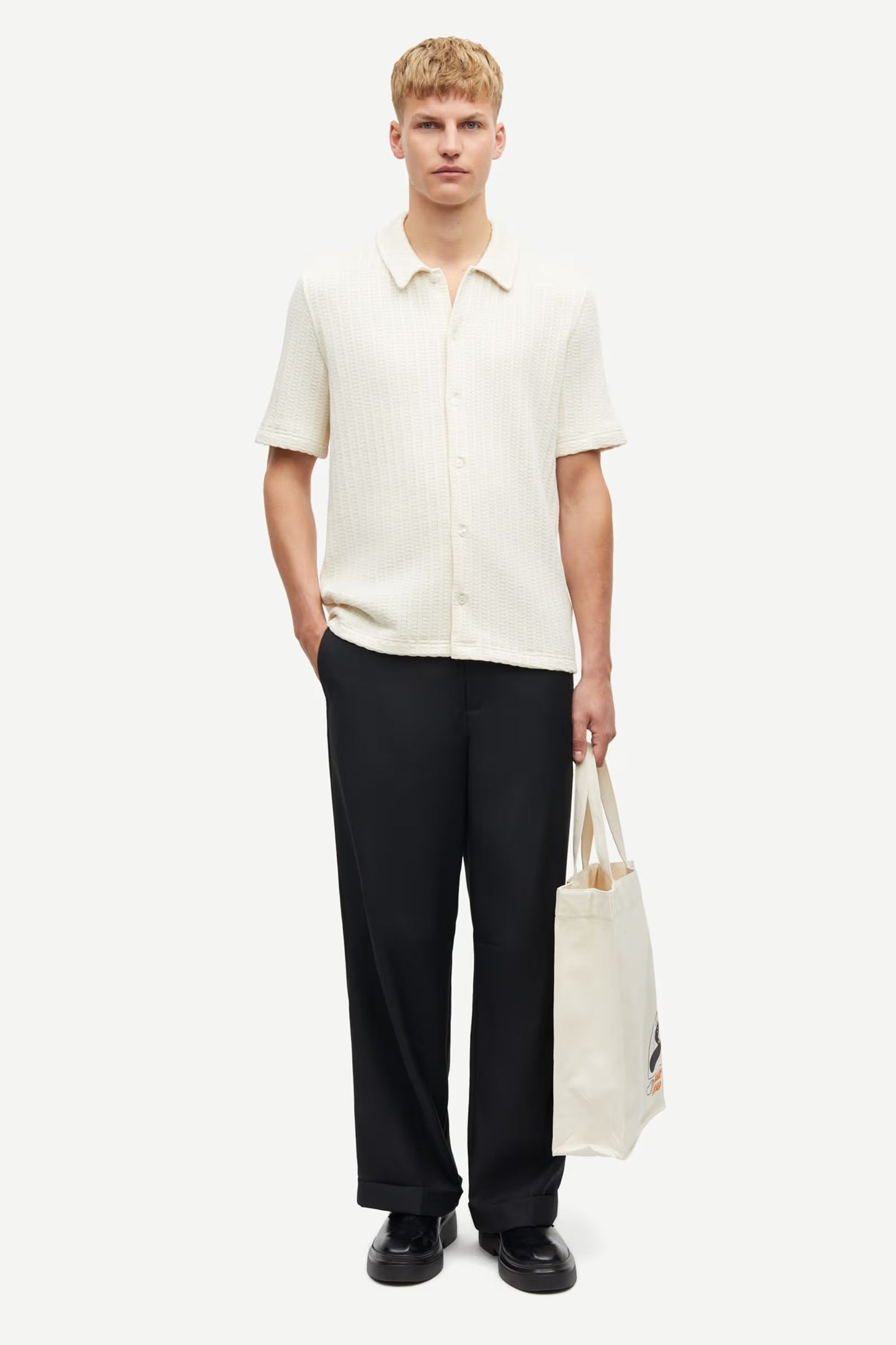 SAMSØE SAMSØE | Chemise polo "SAKVISTBRO " - Crème