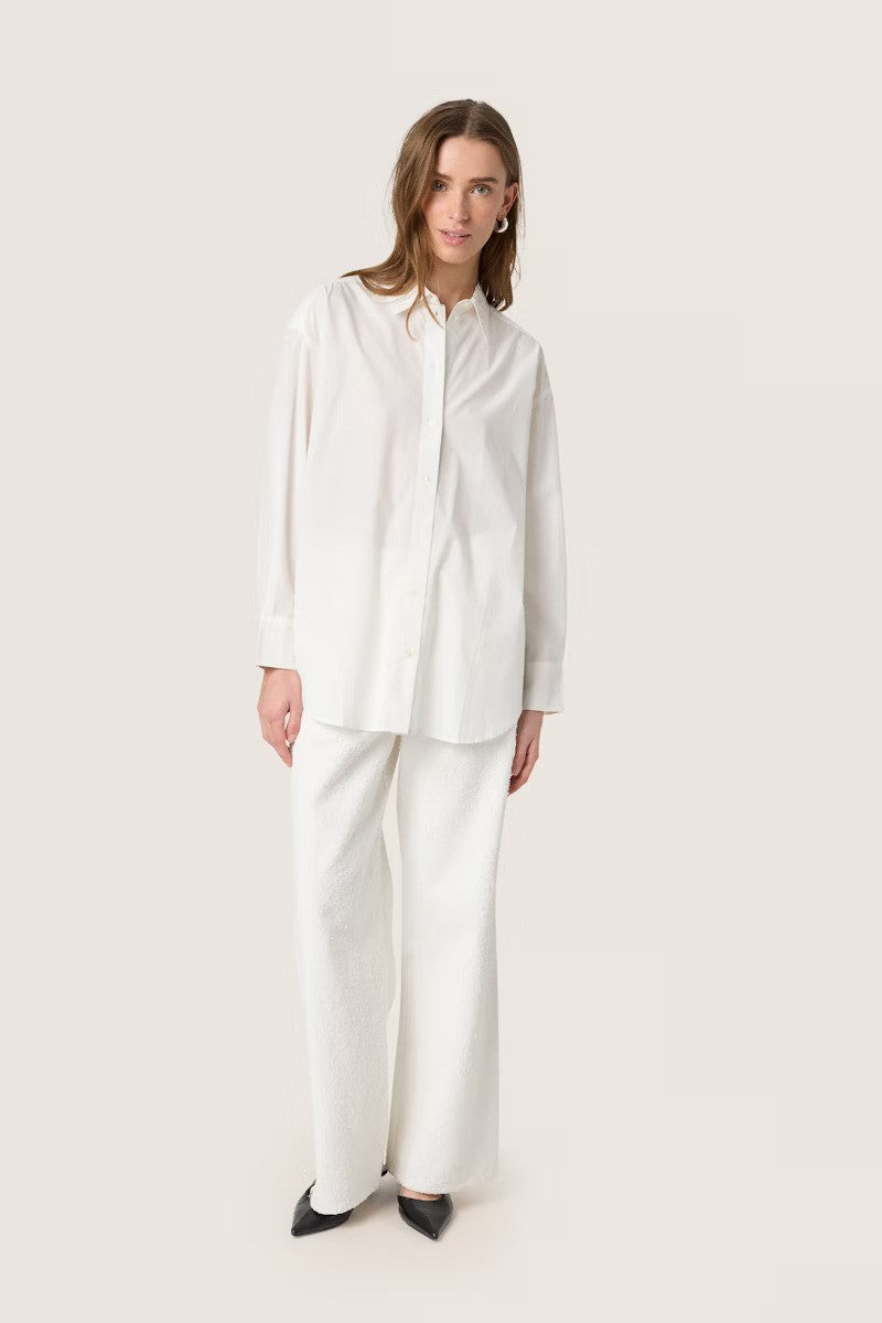SOAKED IN LUXURY | Chemise "JANI" - Blanc cassé