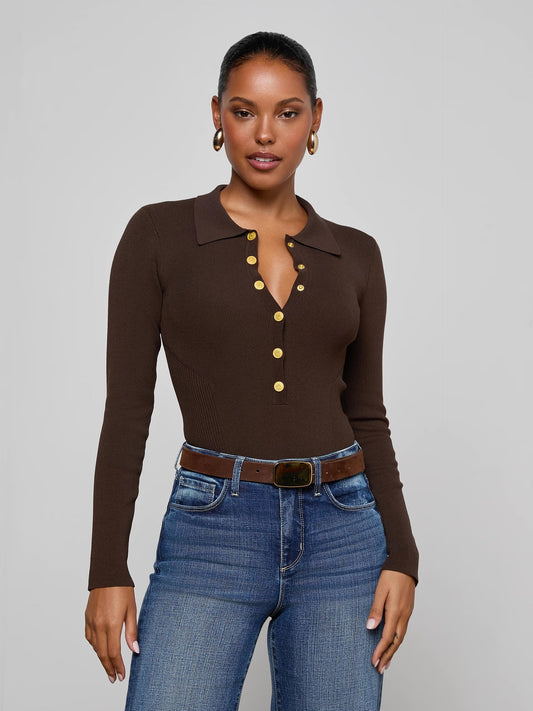 L'Agence | Body ''Elisabetta'' | Marron