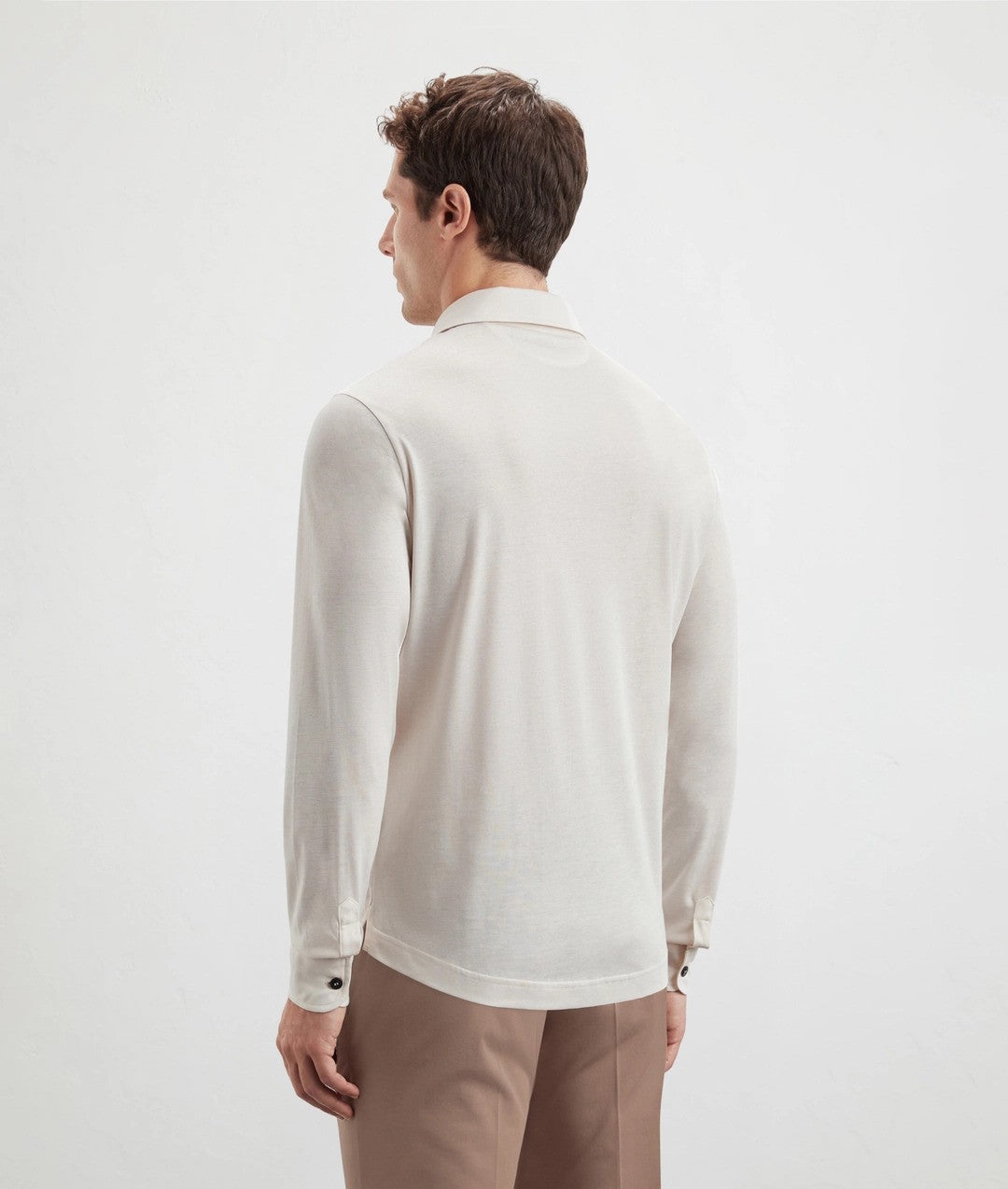 Pal Zileri | Chemise en coton et lyocell - Blanc