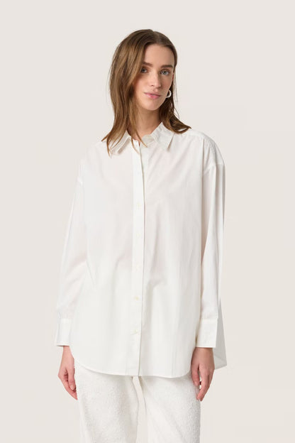 SOAKED IN LUXURY | Chemise "JANI" - Blanc cassé