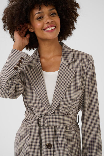 Culture | Veste 'Checka' | Brun