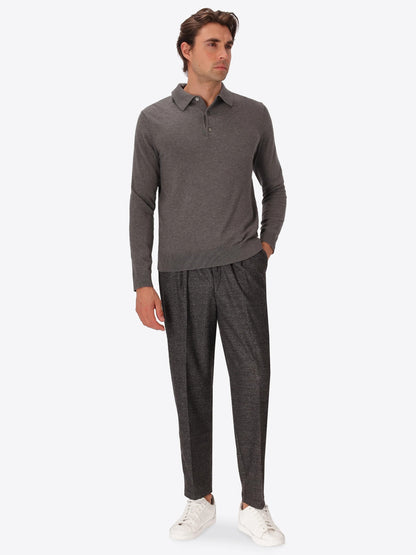 Distretto 12 | Polo en mélange de coton technique | Gris