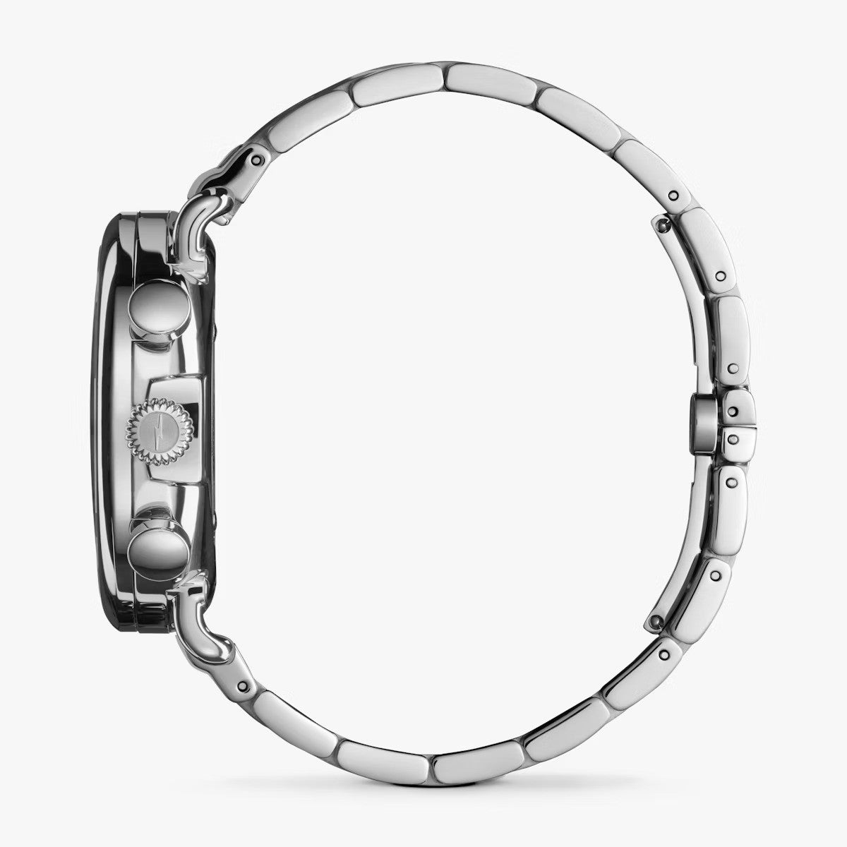 Shinola - Montre Runwell Chrono 41 mm - Noir / bracelet en acier inoxydable