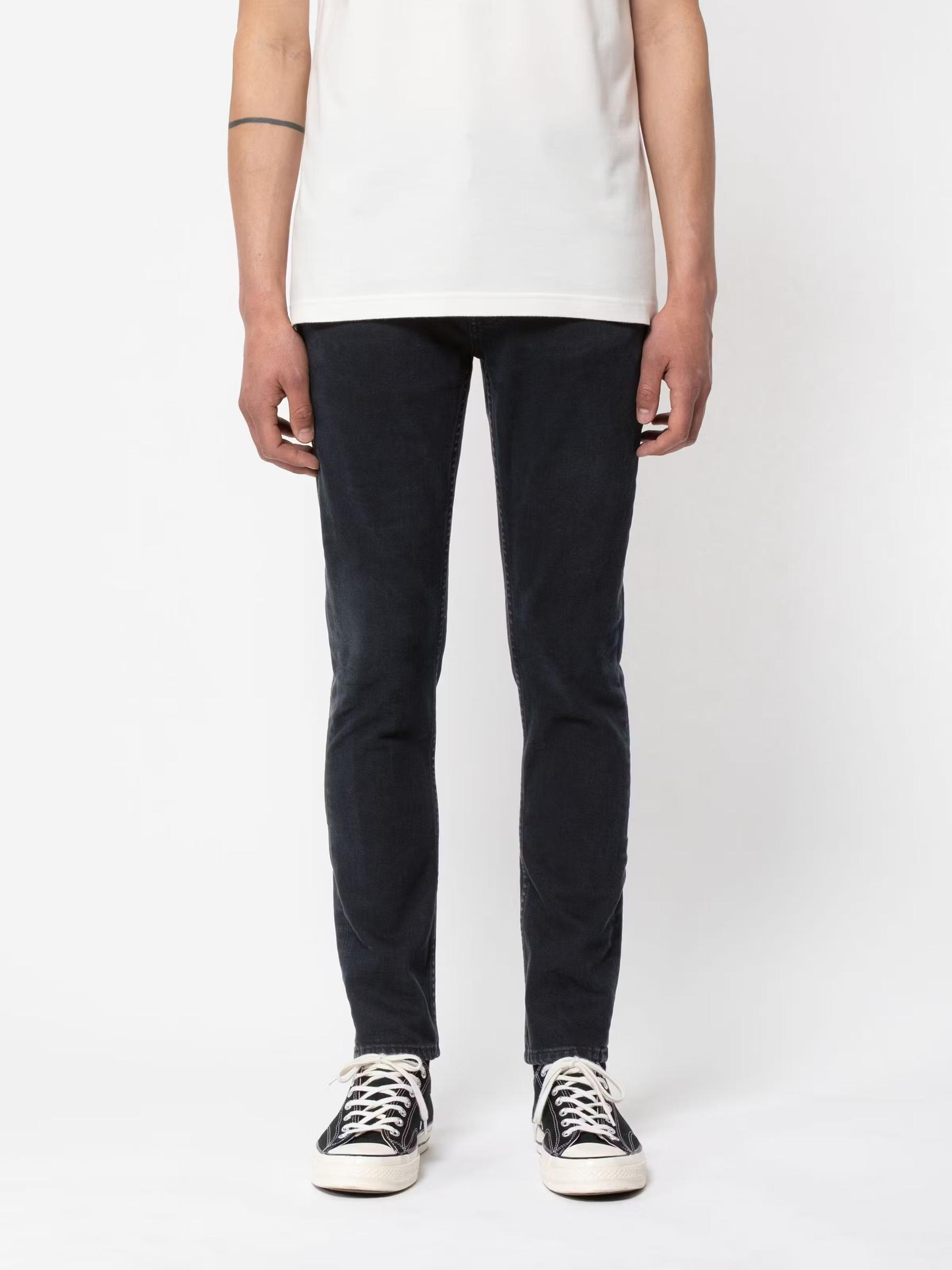 NUDIE JEANS Jean LEAN DEAN Bleu Noir Black Skies boutiquetozzi