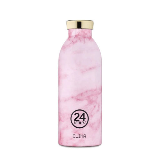 Reusable bottle 24 Bottles - Pink Marble 500 ml CLIMA