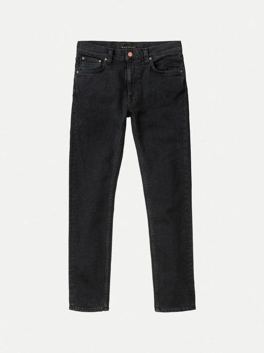 Nudie jeans - Le jeans Lean Dean -  couleur Black Skies
