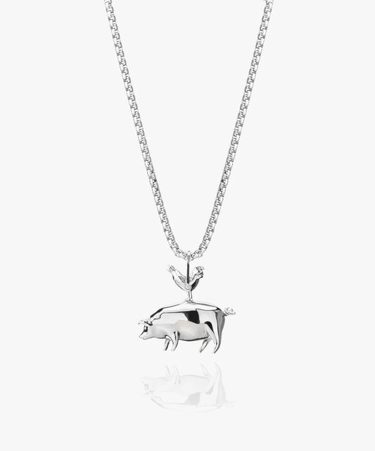 Pig & Hen | Collier à pendentifs ''Logo'' - Argent