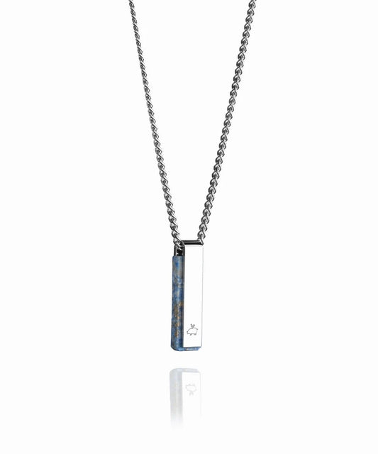 Pig & Hen | Le collier Monolithe - Lapis Lazuli  / Argent