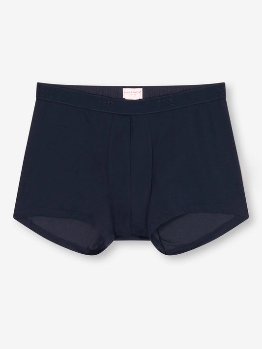 Derek Rose | Le boxer ''Jack'' en coton pima extensible - Marine