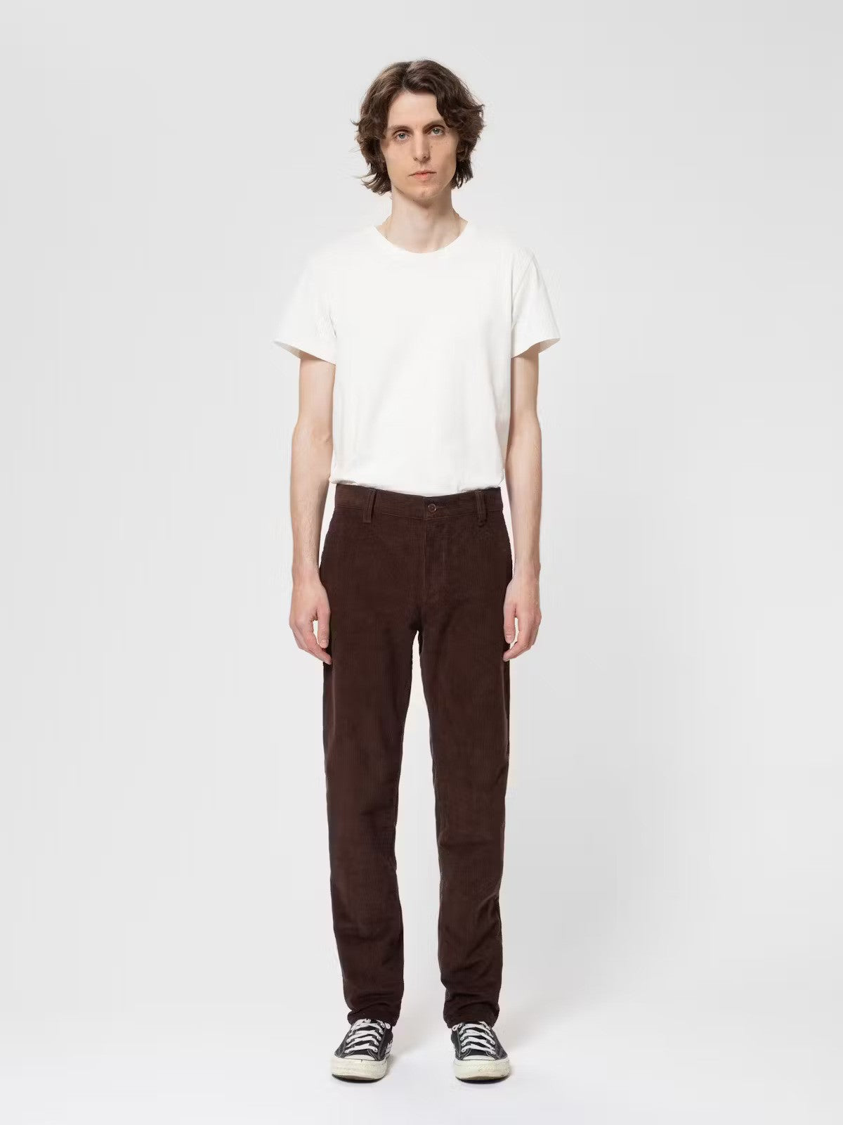 NUDIE JEANS | Pantalon en velours côtelé ''Easy Alvin'' - Brun