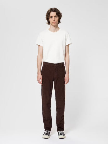 NUDIE JEANS | Pantalon en velours côtelé ''Easy Alvin'' - Brun