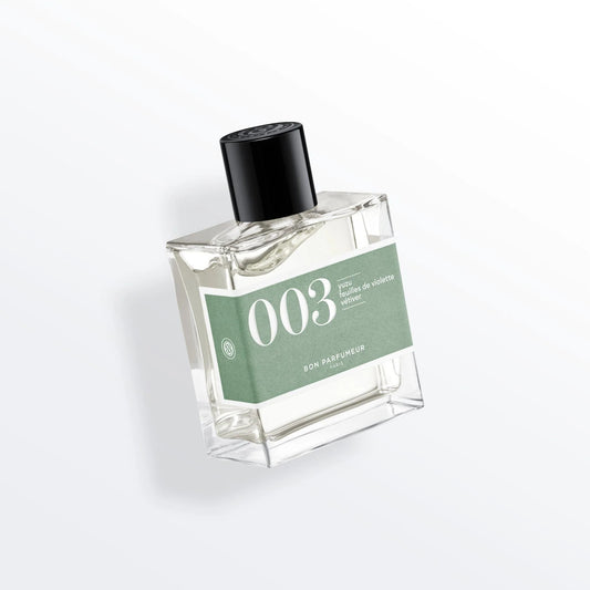Bon Parfumeur - 003 Yuzu, Violet Leaves and Vetiver 30ml