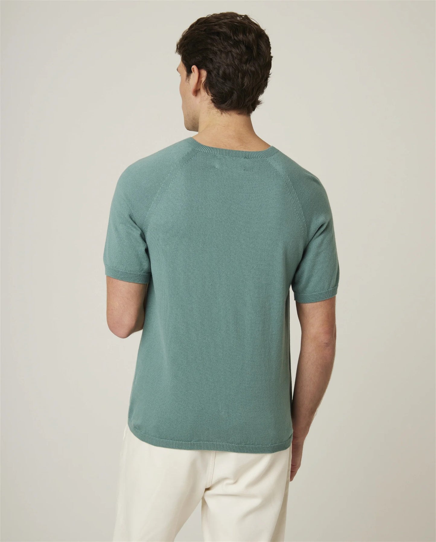 Peregrine | Le T-shirt en maille de coton - couleur Lovat