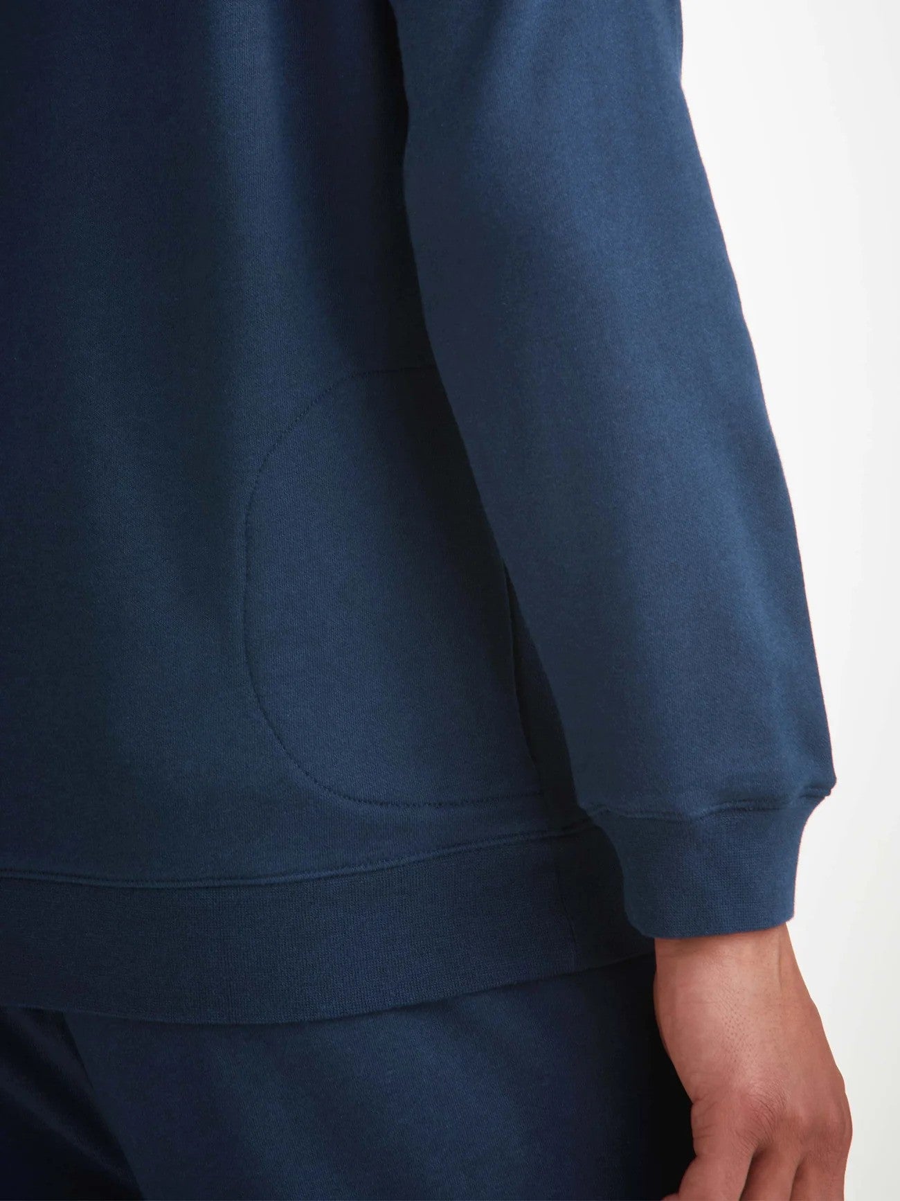 Derek Rose | Le sweat-shirt ''QUINN'' en coton modal   - Marine